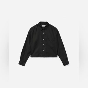 NWOT Everlane The Silky Cotton Way-Short Shirt